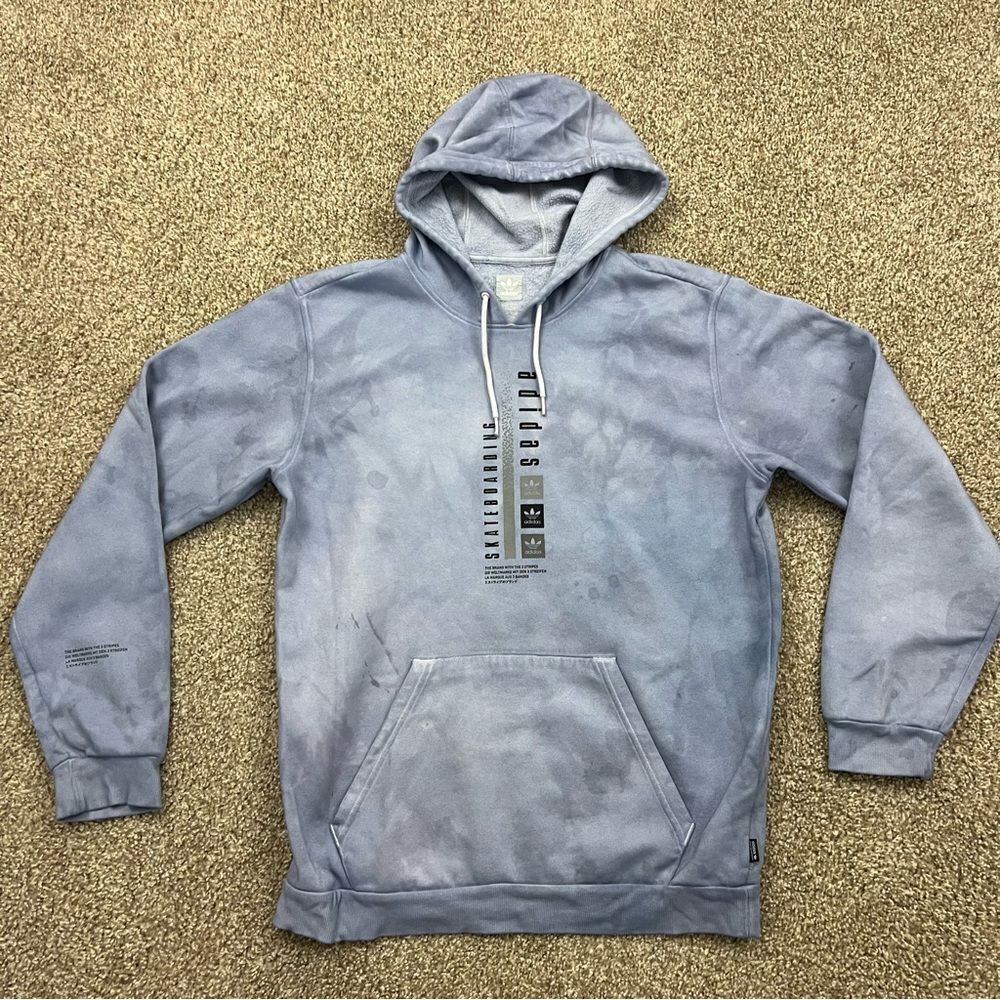 Adidas Skateboarding Tie Dye Hooded Sweatshirt Men's M